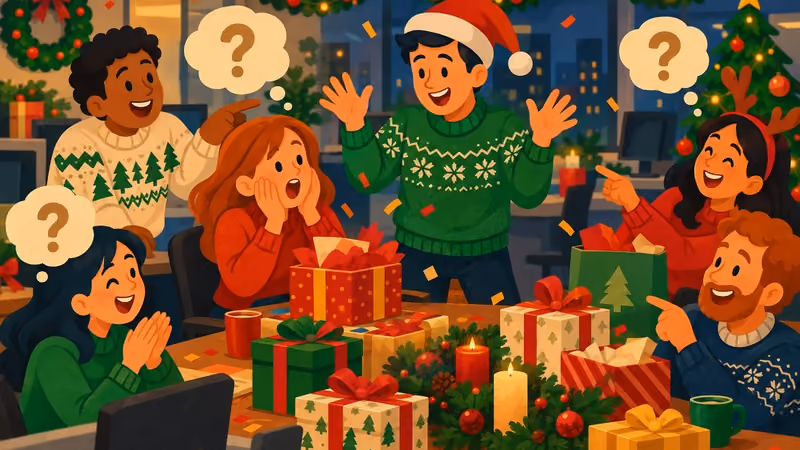 15 idées amusantes pour révéler son Secret Santa